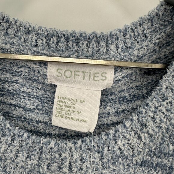 Softies Marshmallow Crew Neck Lounger Pajama Gown w Pockets sz S/M Spring Lake - Picture 4 of 7